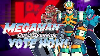 WHO DO I VOTE FOR!? Mega Man Dual Override Design Contest Review