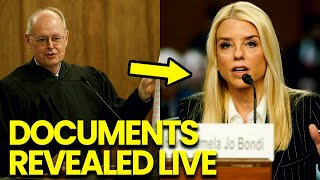 Pam Bondi STUNNED After Judge EXPOSES SECRET Documents in Hearing