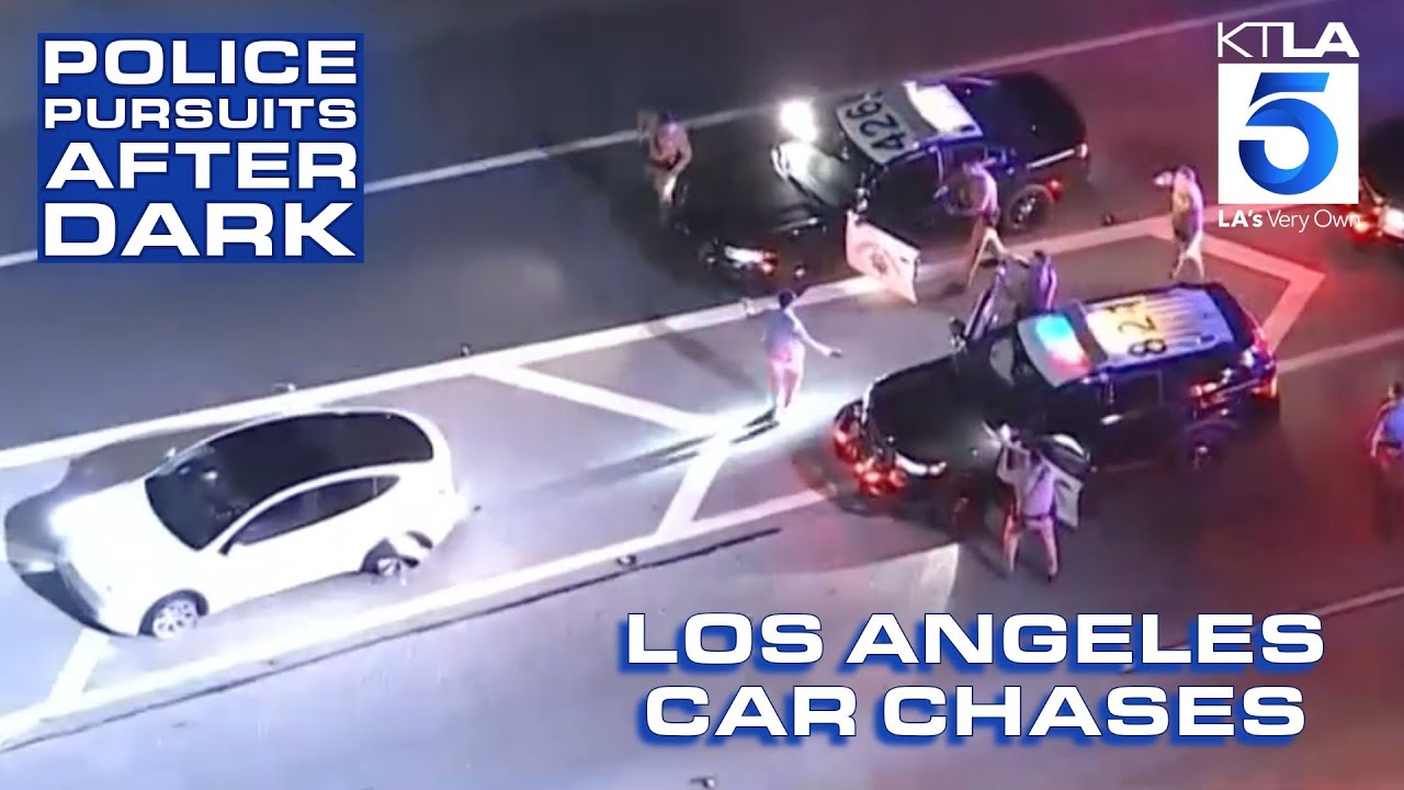 Nighttime police pursuits | Los Angeles Car Chases