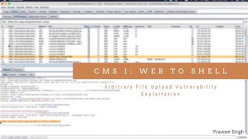 CMS I: Web to Shell - Web Application Hacking | Arbitrary File Upload Vulnerability - Praveen Singh