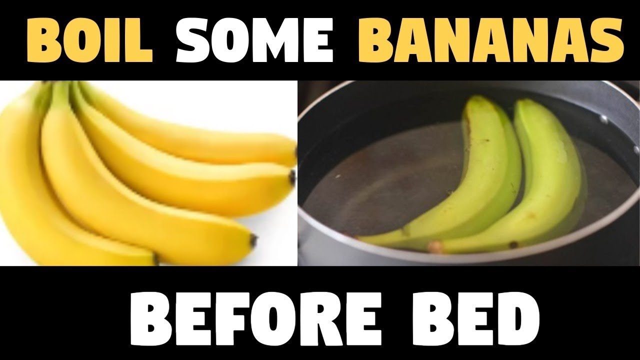 Boil some bananas before bed and you will not believe what happens the