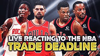 NBA TRADE DEADLINE 2021: LIVE REACTING TO TRADES!