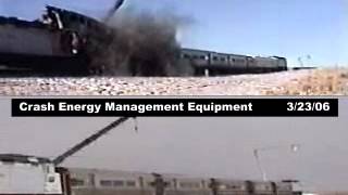 FRA crash energy management collision tests