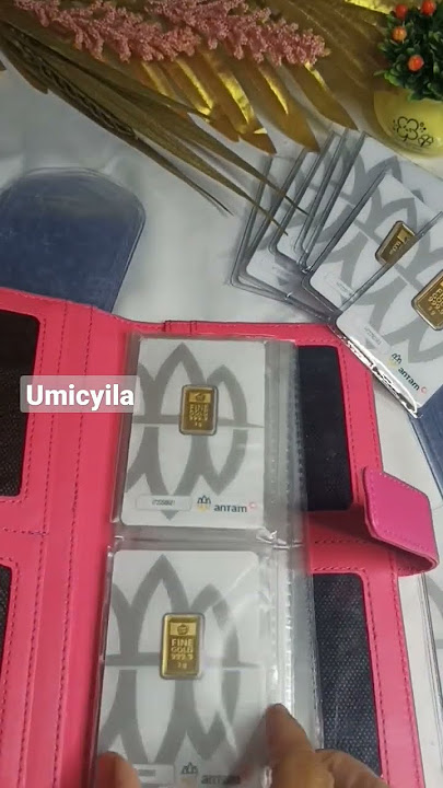 Dompet Antam Muat Banyak 😍#shorts #shortvideo #antam #logammulia #nabung #emas #dompetlipat