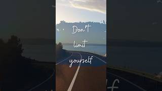 Don’t limit yourself 🤍 #trynewthings #nooneisperfect #beyourself