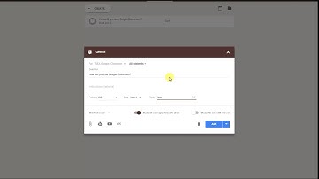 Posting a Question in Google Classroom-2018.webm
