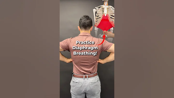 This is how to practice breathing properly with your diaphragm! #breathing #posture #diaphragm #pt