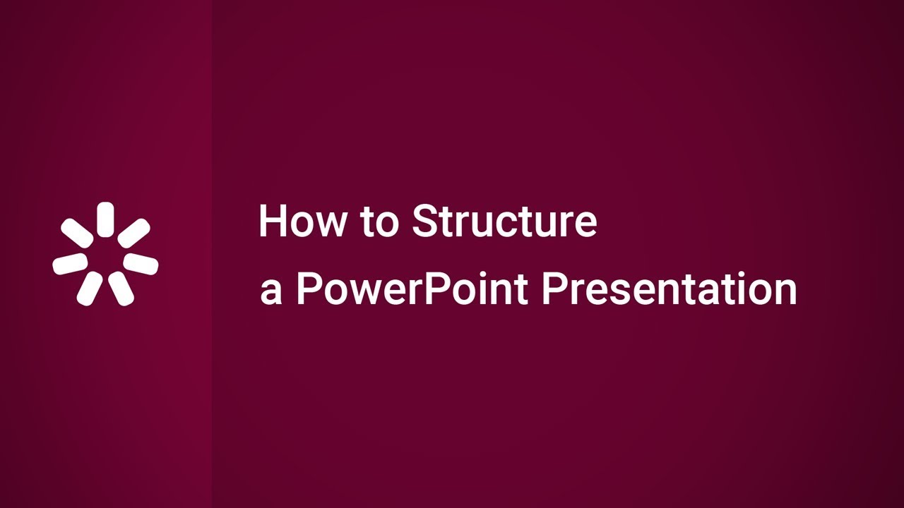 how to structure presentation in powerpoint