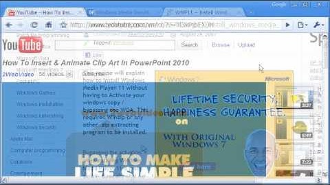 Embed Online Video From YouTube To PowerPoint 2010
