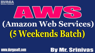 AWS (Amazon Web Services) (5 Weekends Batch) tutorials || by Mr. Srinivas On 17-04-2021 @9AM IST