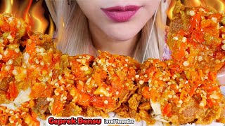 LEVEL TERPEDAS‼️ ASMR AYAM GEPREK BENSU SAMBAL ORIGINAL💥😋 SPICY CRUSHED FRIED CHICKEN🌶