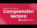Prueba de Transición COMPRENSIÓN LECTORA | Introducción a la PTU de lenguaje  |  Clase N°1