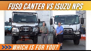 Fuso Canter or Isuzu NPS - which offroad truck suits you best?