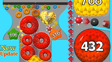 Puff Up - Addition Numbe 2048 - blob merge 2048 ball 3d highest score Max Levels part #22 #puffup