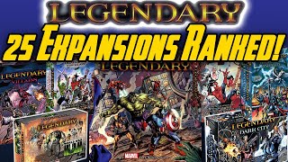 Marvel Legendary: 25 Expansions Ranked! | Roll For Crit