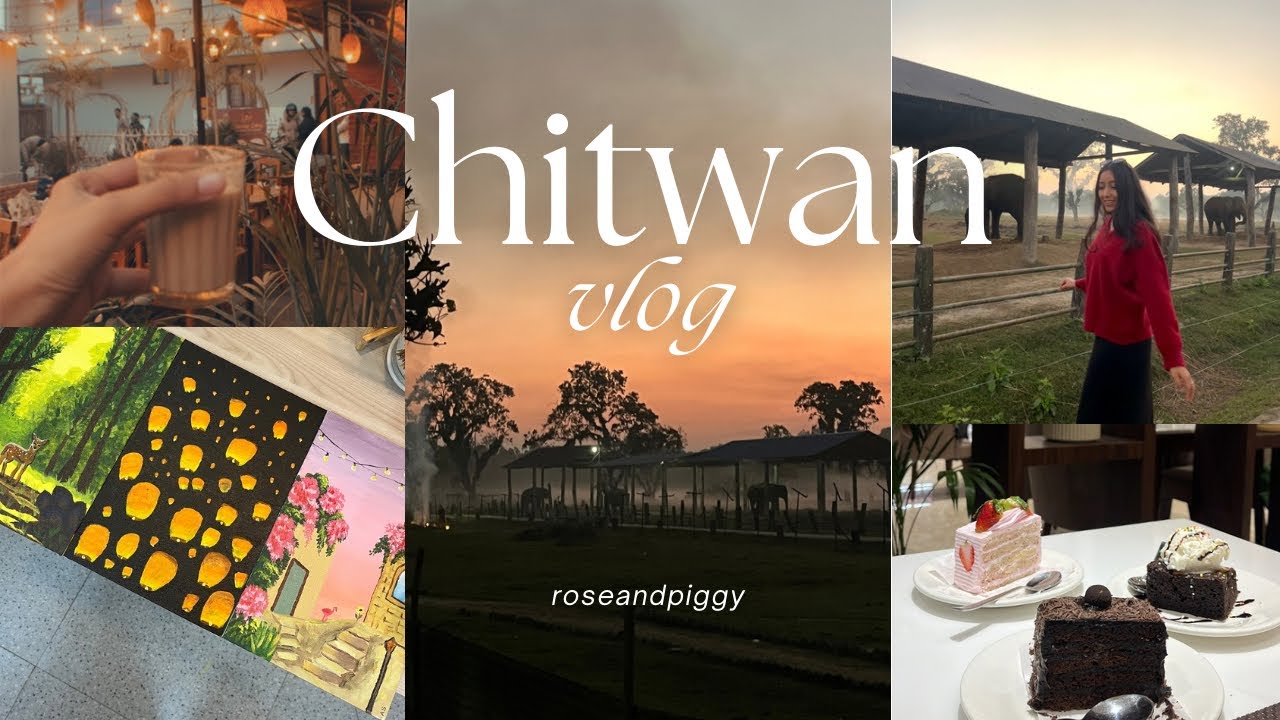 Everywhere we went 🛺 & Everything we ate🍲 on Chitwan 🌤️