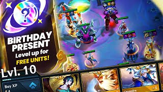 How to use BIRTHDAY PRESENT for a CAPPED LEGENDARY BOARD! | Teamfight Tactics Set 11