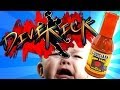 Divekick Dare: LOSER CHUGS WING SAUCE