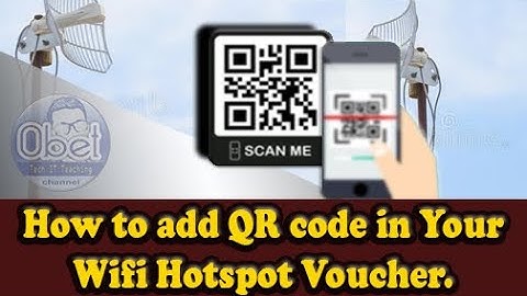 HOW TO ADD QR CODE IN WIFI HOTSPOT VOUCHER? | Application MS ACCESS QR CODE ACTIVE X.