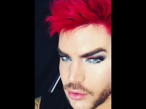 Adam Lambert - Beautiful Eyes & Makeup - YouTube