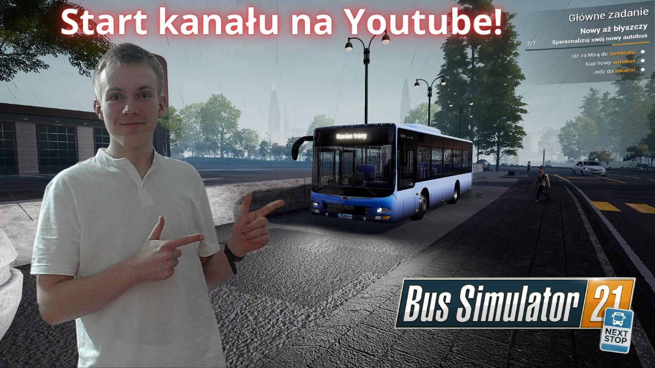 MÓJ pierwszy raz, jako KIEROWCA AUTOBUSU! - Bus Simulator 21 #1