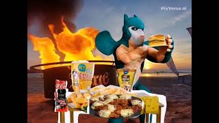 Penjaga Pedang Api Mukbang Makanan Jenis Keju+Sos Pedas Samyang ASMR