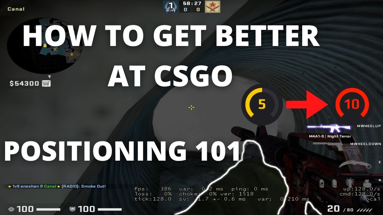 HOW TO GET BETTER AT CSGO - MECHANICS #2 - POSITIONING - YouTube