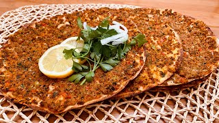 Hazır Lavaştan EFSANE FIRINDA LAHMACUN Tarifi 👉 Bir Tane asla Yetmeyecek‼