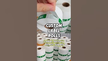 We support fully printed labels, blank labels, and pre-printed labels, we are label supplier.