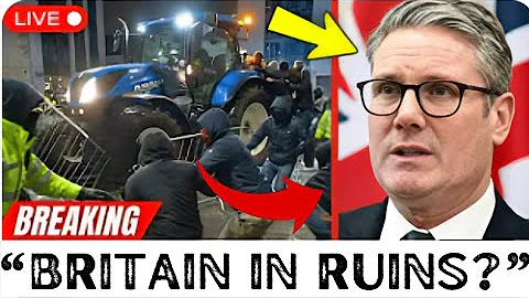 LIVE NOW: 1,872 Tractors DESCEND on London — Historic Siege Unfolds! | Breaking UK News