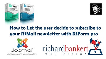 How to Let the user decide to subscribe to your RSMail newsletter with RSForm pro