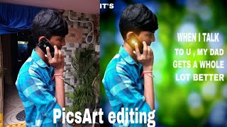 Picsart photo editing. Talking with girlfriend ... screenshot 2