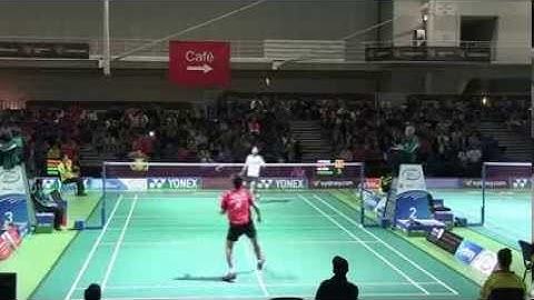 Lee Chong Wei backhand reverse slice