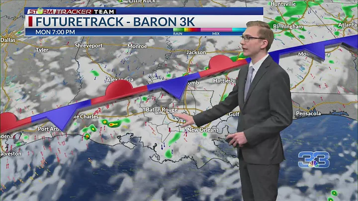 Sunday Evening Weather Forecast for Baton Rouge – 9/24/23: Showers and storms likely to begin the wo