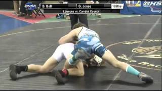 182 lbs Class 5A Match from the GHSA Individual Wrestling Championships