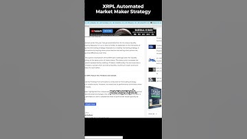 XRPL AUTOMATED MARKET MAKER STRATEGY