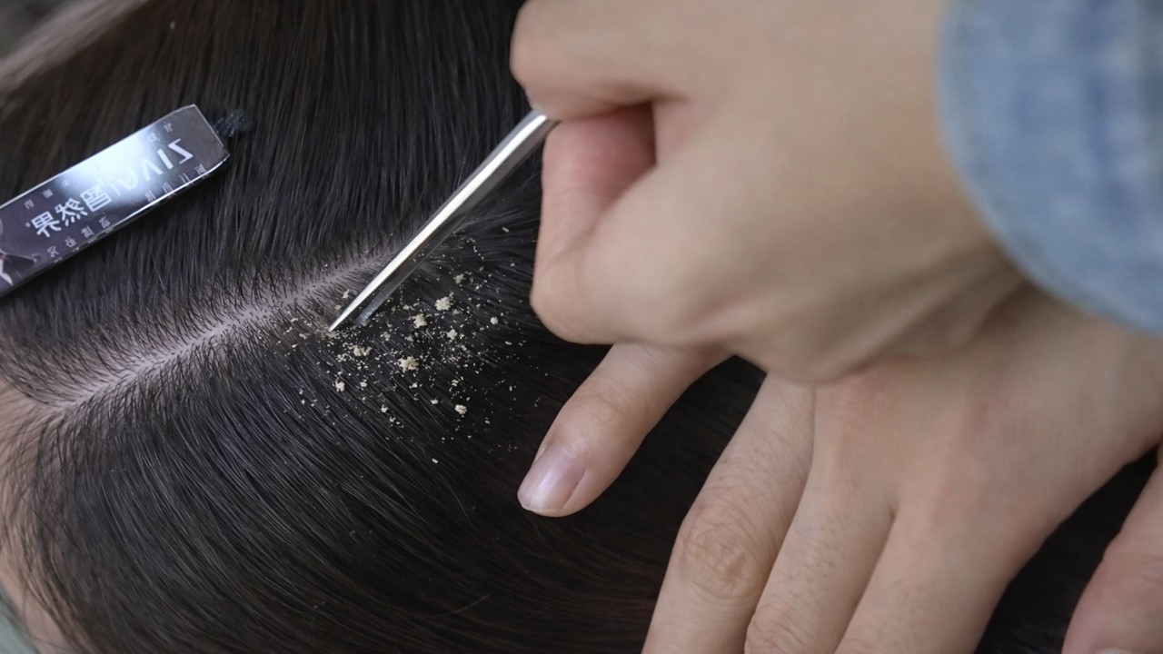 Natural Scalp Care Routine | ASMR Calm Hair Brushing & Soft Sounds