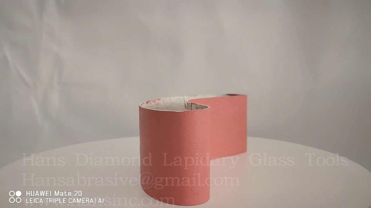 6" and 8" 3000Grit Diamond Resin Soft Flexible Polishing Grinding Sanding Belts