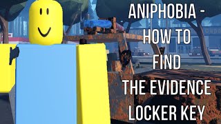 Roblox: AniPhobia - How To Find The Evidence Locker Key (Police Station Door Opener)