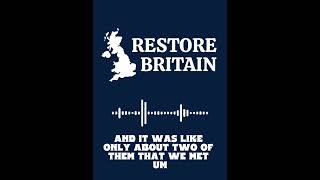 canvasser for Restore Britain what things were like in Makerfield