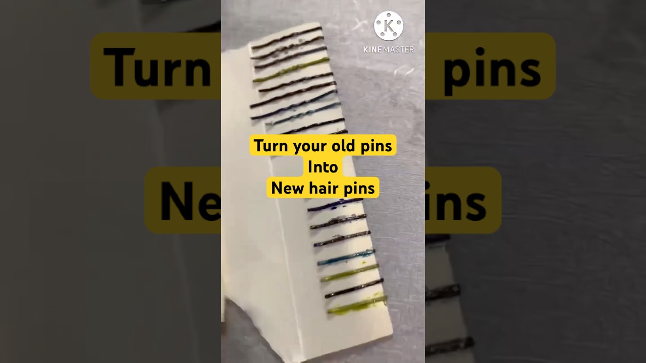 Turn old hair pin into new one (cool DIY) 🤓🤓 