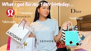 What I got for my 18th Birthday | 18th Debut