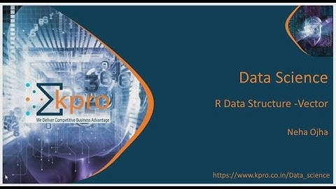 7.R Data Structures Vectors