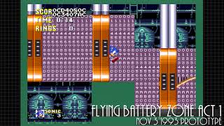 Flying Battery Zone Act 1 - Sonic 3 (Nov 3 1993 Prototype)