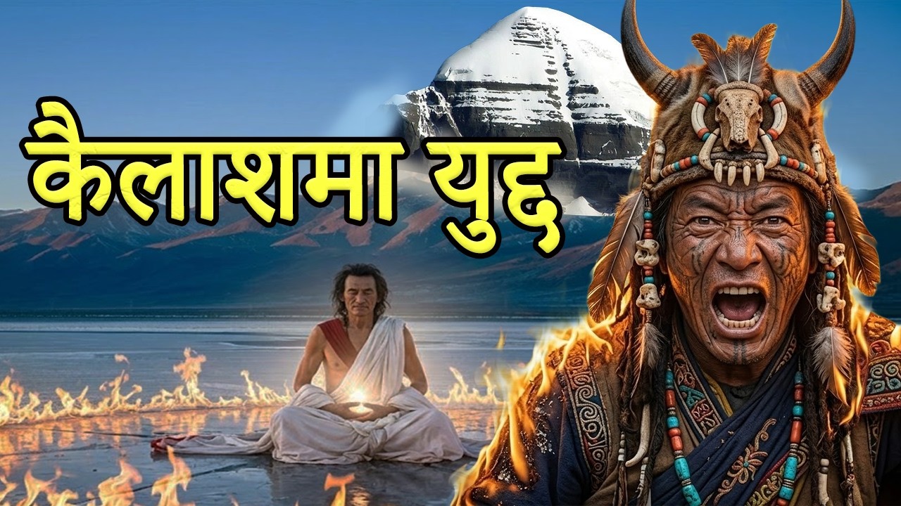 कैलाशमा मिलारेपा र नारो वोनको युद्द