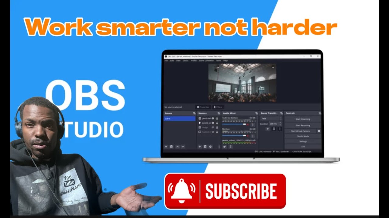 OBS Studio Beginner Tutorial #TakeItEasy - YouTube