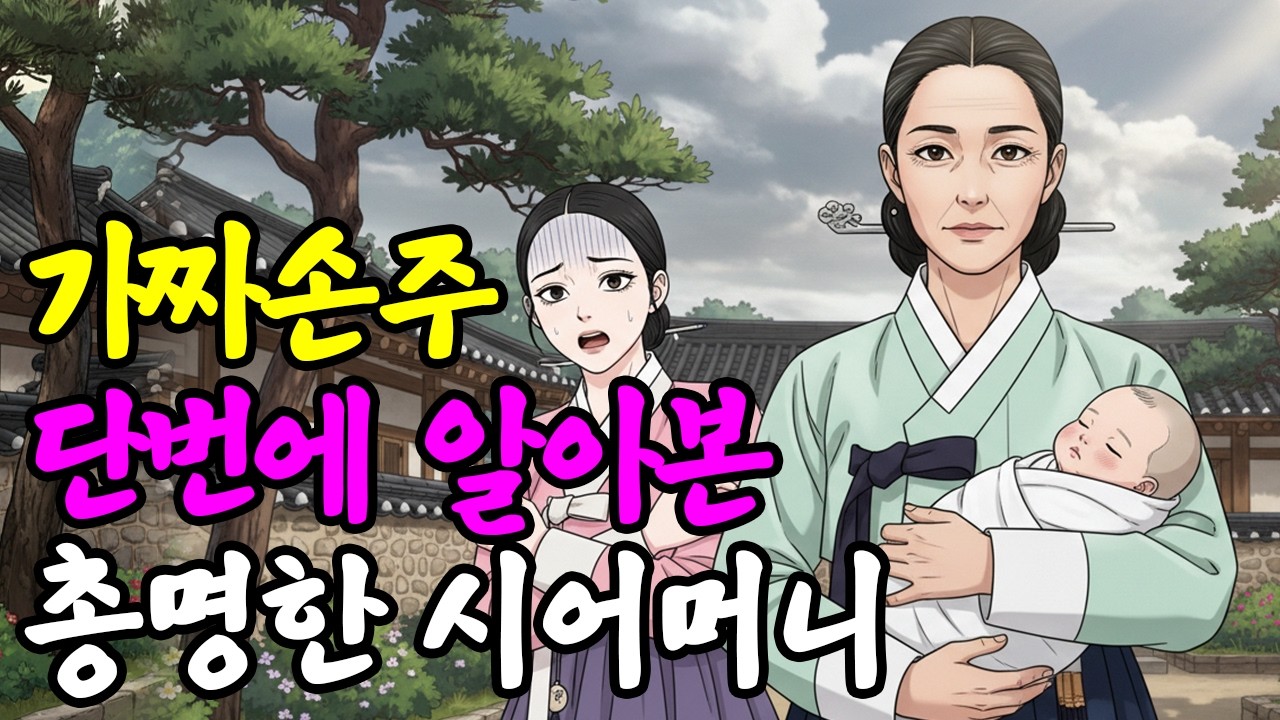 '씨도둑은 못 한다더니..'귓불 하나로 가짜 손주 단번에 알아챈 총명한 시어머니.ㅣ야담ㅣ민담ㅣ설화ㅣ오디오북