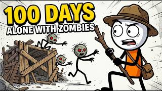 I Survived 100 Days in a Zombie Apocalypse!