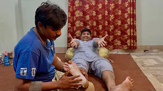 ASMR FEET TICKLE THERAPY : Amazing reaction