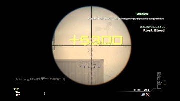insane first blood triple feed :P mw3